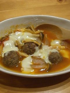 簡単♪トマト煮込みミートボール-レシピのメイン写真