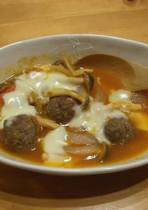 簡単♪トマト煮込みミートボール-レシピのメイン写真