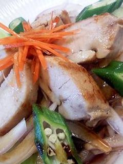 鮭の白子のバターソテーサラダ-レシピのメイン写真