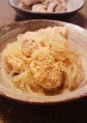懐かしくてほっとする明太子と白滝の煮物-レシピのメイン写真