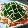 パセリとコーンのマヨパスタ