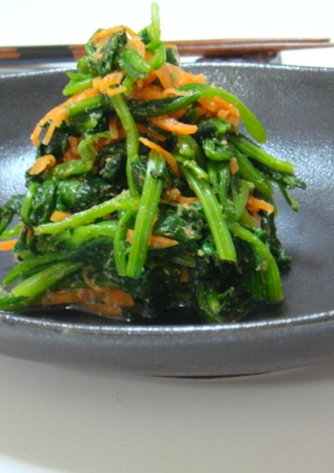 砂糖不使用☆ほうれん草の胡麻和え物-レシピのメイン写真