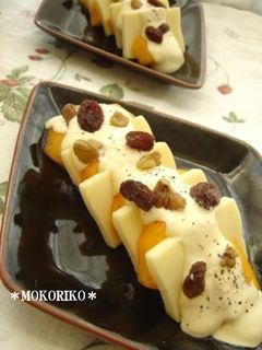 柿とチーズのサラダ-レシピのメイン写真