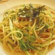 ヘルシー♪なめ茸と京菜の和風パスタ