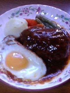 煮込みハンバーグ-レシピのメイン写真