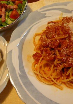 定番☆ツナトマトのパスタ♪-レシピのメイン写真