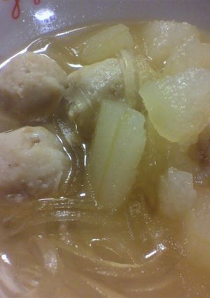 冬瓜と鶏つくねのスープ？な煮物-レシピのメイン写真