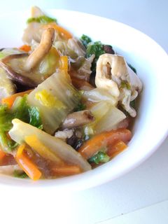 我が家の八宝菜(中華丼)* -レシピのメイン写真