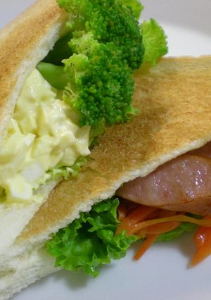 簡単ホットサンド-レシピのメイン写真