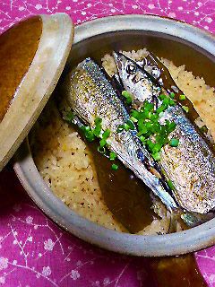 秋刀魚の土鍋ご飯-レシピのメイン写真