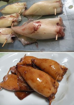 家で作ろうよ！もち米が入った【イカ飯】-レシピのメイン写真