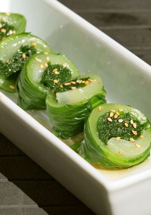 青梗菜とにらのおしゃれ巻き-レシピのメイン写真