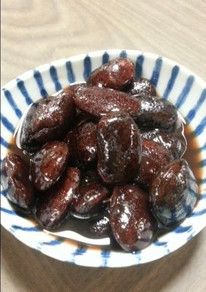 ゆるりと煮る 花豆の甘煮-レシピのメイン写真