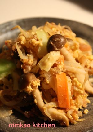 簡単♪梅玉野菜チャンプルー❀-レシピのメイン写真