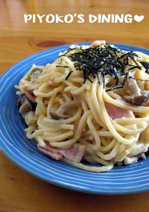 手抜きごはん❤炊飯器で和風カルボナーラ-レシピのメイン写真