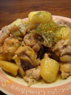 鶏肉とじゃがいものカレー炒め-レシピのメイン写真
