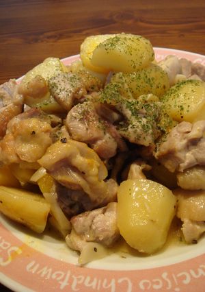 鶏肉とじゃがいものカレー炒め-レシピのメイン写真