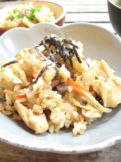 簡単うまうま☆鶏五目炊き込みご飯-レシピのメイン写真