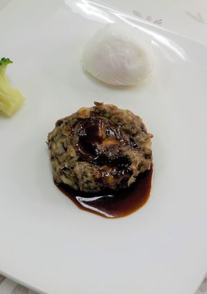 ふわとろ食感きのこハンバーグ-レシピのメイン写真