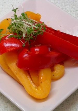 イタリア版小皿料理①パプリカのソテー-レシピのメイン写真