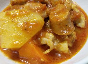 チキンとソーセージのトマト煮込み-レシピのメイン写真