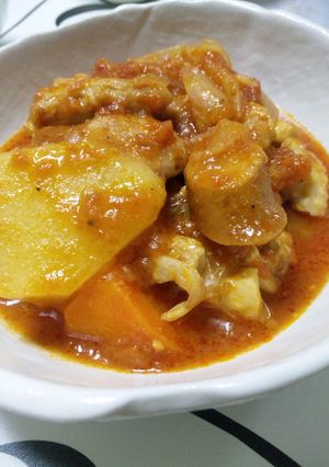チキンとソーセージのトマト煮込み-レシピのメイン写真
