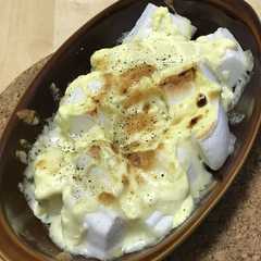 รูปของ グラタン風はんぺんのチーマヨ焼き