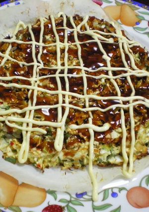 ふわふわウマッ！オーブンでお好み焼き♪-レシピのメイン写真