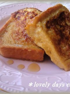 ♡ ミルクティーフレンチトースト♡-レシピのメイン写真