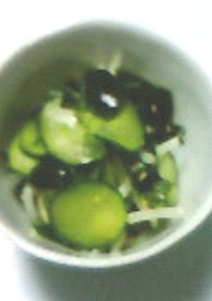 もやしの酢の物（もやし・紫蘇・ワカメ等）-レシピのメイン写真