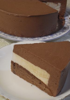 すだちとチョコレートのムースケーキ-レシピのメイン写真