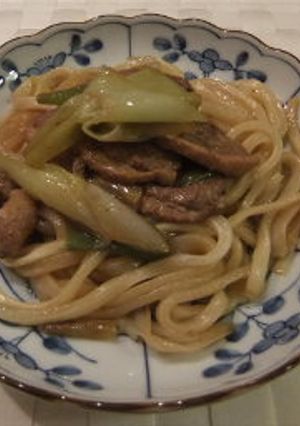 鴨ネギ焼きうどん★-レシピのメイン写真