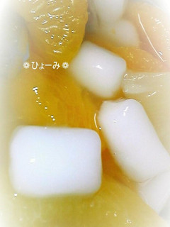 給食の!フルーツ白玉❤-フルーツポンチ--レシピのメイン写真