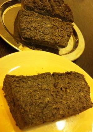 100%おから☆黒ゴマきなこのケーキ-レシピのメイン写真
