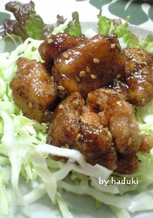鶏胸肉の唐揚げソース漬け-レシピのメイン写真