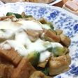 アボカドとスパムのホットサラダ