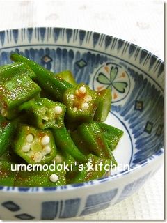あっという間!オクラのキムチ味-レシピのメイン写真