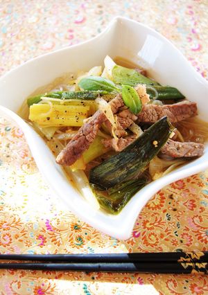 牛肉粉絲★☆牛肉と春雨のスープ-レシピのメイン写真