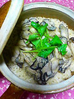 牡蠣の土鍋ご飯-レシピのメイン写真