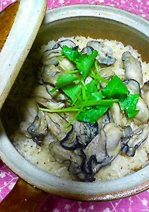 牡蠣の土鍋ご飯-レシピのメイン写真