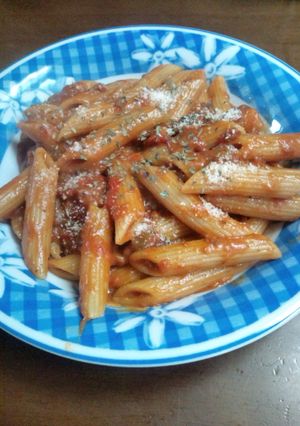 ２日目カレーを利用して激ウマパスタソース-レシピのメイン写真