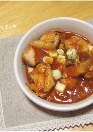 鶏もも肉のトマトソース煮-レシピのメイン写真