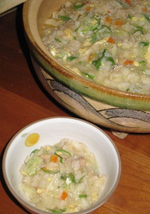 ツナと野菜の雑炊-レシピのメイン写真