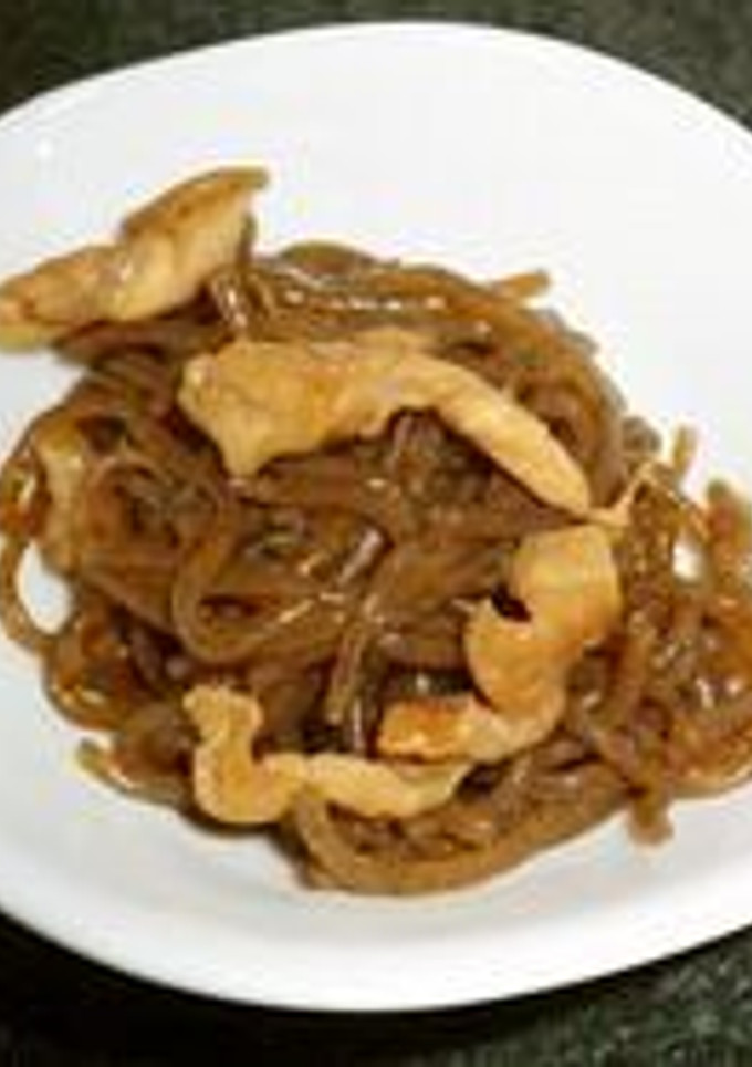 鶏皮と糸こんにゃくの煮物-レシピのメイン写真