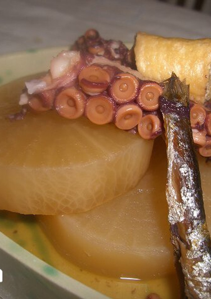 焼き干しだしで大根と蛸の煮物♪-レシピのメイン写真
