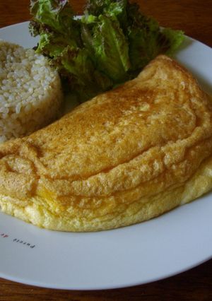 ランチに♪ふわふわスフレオムレツ☆☆☆-レシピのメイン写真