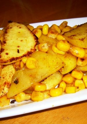 大地の味？じゃがコーンの味噌バター炒め-レシピのメイン写真
