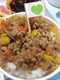 栄養満点♪豚そぼろ煮-レシピのメイン写真
