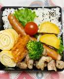 2/19ﾖｯﾁｬﾝ豚ガーリックソテー弁当