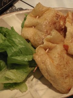 チーズと生ハムの稲荷焼き-レシピのメイン写真
